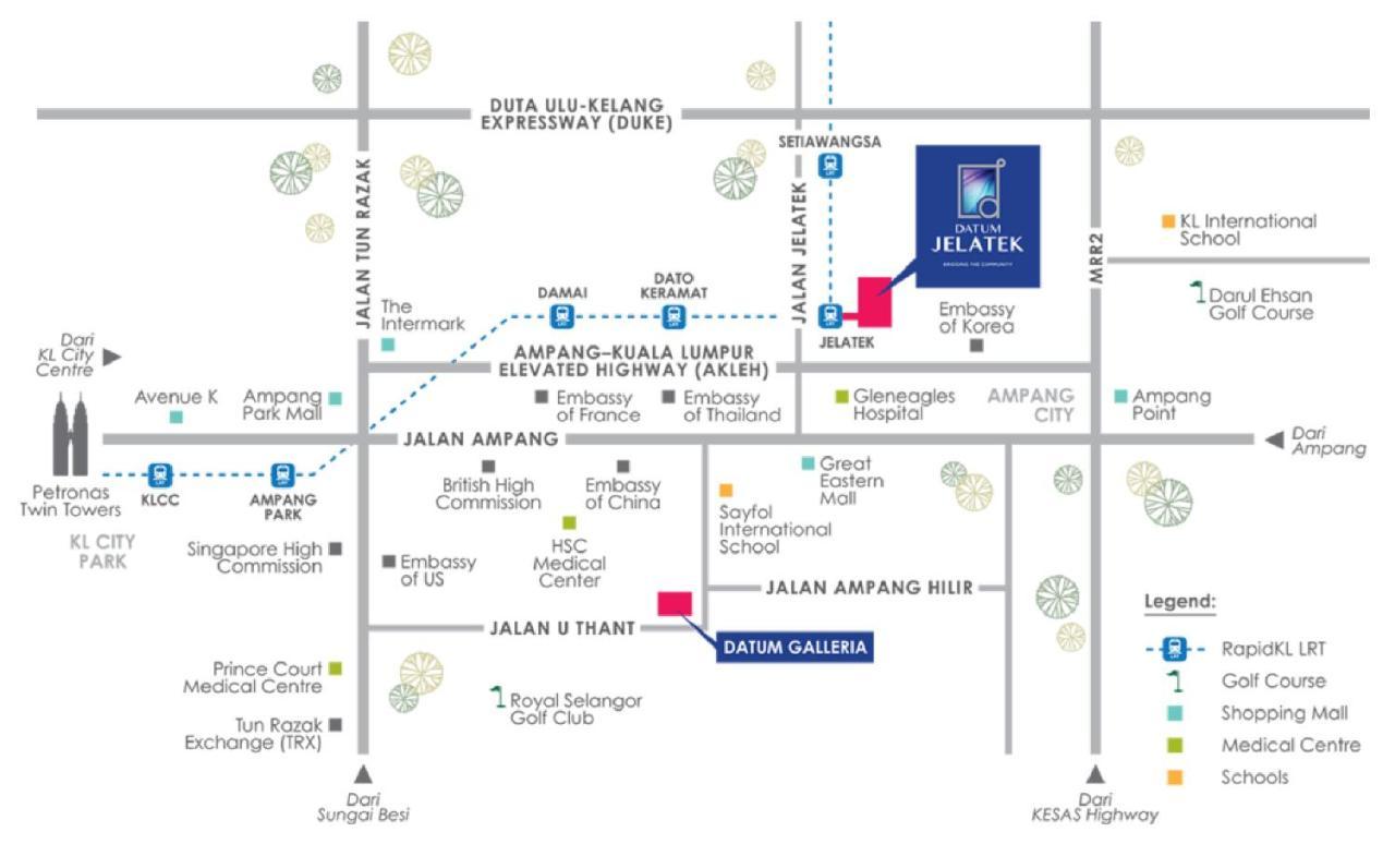 Datum Jelatek Sky Residence Klcc, Five Senses Kuala Lumpur Extérieur photo